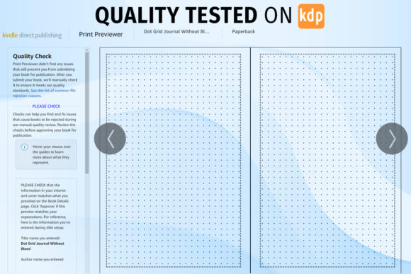 Download KDP Dot Grid Journal Interior No Bleed - Journal interior Collection