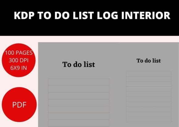 Download Kdp to Do List Interior Pdf - Pdf Collection