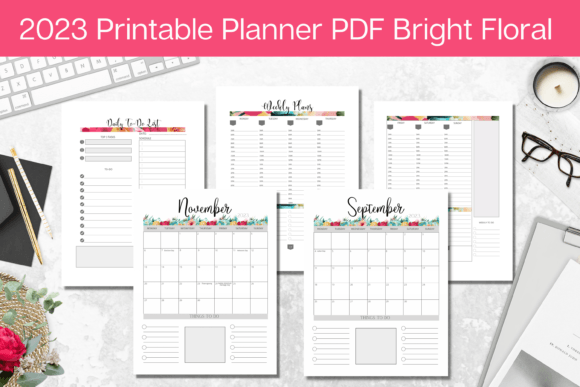 Download 2023 Planner PDF Printable Calendar - Pdf Collection